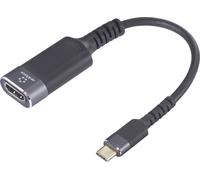 Renkforce RF-6798312 USB-C® / HDMI Câble adaptateur [1x - 1x HDMI femelle] gris-noir 4K UHD 0.20 m