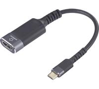 Renkforce RF-6798312 USB-C® / HDMI Câble adaptateur [1x - 1x HDMI femelle] gris-noir 4K UHD 0.20 m