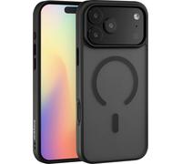 Renkforce RF-6830728 Coque arrière Apple iPhone 17 Pro Max noir, transparent compatible avec MagSafe, chargement par induction