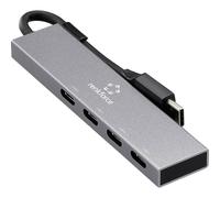 Renkforce RF-6902308 Hub USB 4 ports USB-C® USB 3.2 Gen2 10 GBit/s avec fiche