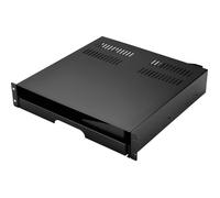 Renkforce RF-7112620 19 pouces Tiroir 2 UH extensible adapté à une baie de profondeur: à partir de 500 mm noir
