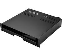 Renkforce RF-7112620 19 pouces Tiroir 2 UH extensible adapté à une baie de profondeur: à partir de 500 mm noir