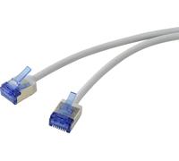 Renkforce RF-7116934 RJ45 réseau informatique Câble réseau, câble patch CAT 6a U/FTP 10.00 m gris extrêmement fin 1 pc(s)