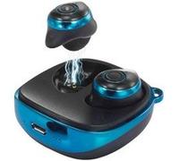 Renkforce RF-BTK-200 Écouteurs intra-auriculaires Bluetooth bleu, noir micro-casque G