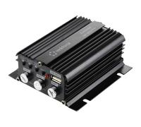 Renkforce RF-CMP-202 Ampli auto 2 canaux 100 W Lecture audio Bluetooth®/USB,