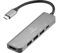 Renkforce RF-DKS-903 USB-C® Dockingstation Passend für Marke (Notebook Dockingstations) : USB-C® Power Delivery universel (RF-5242354)
