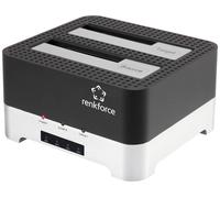 Renkforce Station de copiage pour disque dur RF-DOCKING-02 USB 3.0 SATA 6GB/s 2 ports 2,5/3,5 pouces