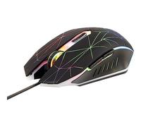 Renkforce RF-GM-120 Souris Gaming USB Optique Noir 6 Boutons 3600 DPI Lumineux