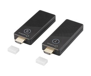 Renkforce RF-HDMID-500 HDMI-Funk?bertragung Set 30 m 5.8 GHz 3840 x 2160 Pixel Sichere (RF-6721306)