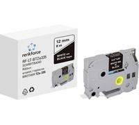 Renkforce RF-LT-BTZe335 compatible remplace Brother TZe-335 12 mm Couleur de ruban: noir Couleur de police: blanc 8 m