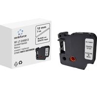 Renkforce RF-LT-D45013 compatible remplace DYMO D1 - 45013 12 mm Couleur de ruban: blanc Couleur de police: noir 7 m