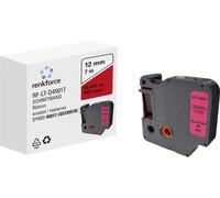 Renkforce RF-LT-D45017 compatible remplace DYMO D1 - 45017 12 mm Couleur de ruban: rouge Couleur de police: noir 7 m