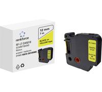 Renkforce RF-LT-D45018 compatible remplace DYMO D1 - 45018 12 mm Couleur de ruban: jaune Couleur de police: noir 7 m