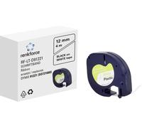 Renkforce RF-LT-D91221 compatible remplace DYMO LT - 91221 12 mm Couleur de ruban: blanc Couleur de police: noir 4 m