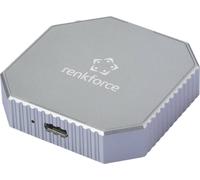 Renkforce RF-M2E-200 Boîtier pour disques durs M.2 USB-C®, M.2 SATA, M.2 PCIe NVMe M.2 PCIe NVMe, M.2 SATA 6 Gb/s 2230 RF-6694572
