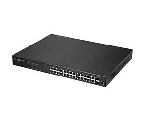 Renkforce RF-MSW-620 Switch réseau RJ45/SFP 24+2 Ports 1 GBit/s Fonction PoE