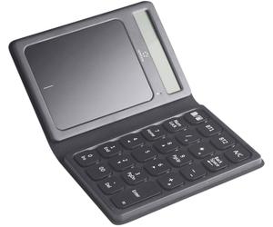 Renkforce RF-NK-300 Bluetooth Pavé numérique pliable, Touches à frappe silencieuse, pavé tactile intégré, fonction calculatrice de poche noir