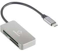 Renkforce RF-PCR-210 Lecteur de carte mémoire externe USB-C® (USB 3.2 Gen 1) argent