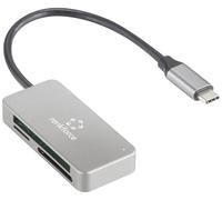 Renkforce RF-PCR-210 Lecteur de carte mémoire externe USB-C® (USB 3.2 Gen 1) argent