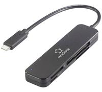 Renkforce RF-PCR-230 Lecteur de carte mémoire externe USB-C® (USB 3.2 Gen 1) noir