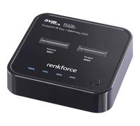 Renkforce RF-TPCD-300 simple Station de copiage pour disque dur M.2 PCIe NVMe, USB-C®