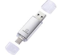 Renkforce RF-USBOS-220 Clé USB 32 GB argent RF-6684362 USB-A, USB-C®