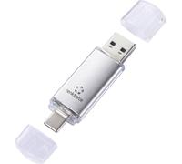Renkforce RF-USBOS-230 Clé USB 64 GB argent RF-6688140 USB-A, USB-C®