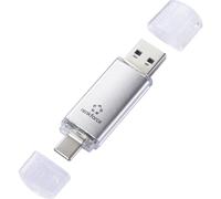 Renkforce RF-USBOS-240 Clé USB 128 GB argent RF-7577906 USB-C®, USB-A