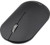 Renkforce RF-WM-200-1 Souris sans fil, Bluetooth optique noir 3 Boutons 4000 dpi Touches à frappe silencieuse