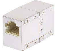Renkforce RJ45 réseau informatique Adaptateur CAT 5e [1x RJ45 femelle - 1x RJ45 femelle] blanc