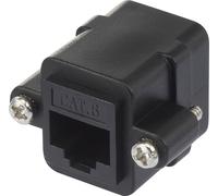 Renkforce RJ45 réseau informatique Adaptateur CAT 6 [1x RJ45 femelle - 1x RJ45 femelle] noir
