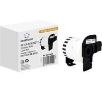 Renkforce Rouleau détiquettes compatible remplace Brother DK-22212 62 mm x 15.24 m papier blanc 15.24 m fixation permanente Etiquette sans fil RF-6027846