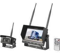 Renkforce RV2,4-7 Système de recul vidéo 2 entrées caméra montage par vissage noir (mat)