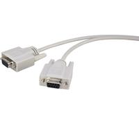 Renkforce série Câble de raccordement [1x SUB-D femelle 9 pôles - 1x SUB-D femelle 9 pôles] 1.80 m gris