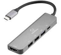 Renkforce Station d'accueil USB-C® RF-DKS-903 5-in-1 Convient pour les marques: universel alimentation USB-C®