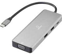 Renkforce Station d'accueil USB-C® RF-DKS-906 Convient pour les marques: universel compatible 8K@30 Hz (1x) / 4K@30Hz (2x)