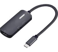 Hub USB 3.0 Renkforce RF-USBHA-400 1 à 3 avec entrée USB-C® supplémentaire noir