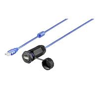 Renkforce Câble USB 2.0 A femelle–A femelle 1.00 m avec capuchon de protection