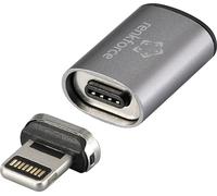 Renkforce USB-C®, Apple iPad/iPhone/iPod Adaptateur [1x USB-C® femelle - 1x Dock mâle Lightning] connecteur magnétique