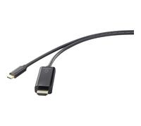 Renkforce USB-C® / HDMI Câble adaptateur USB-C® mâle, Fiche mâle HDMI-A 3.00 m