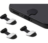 Renkforce USB-C® Protection contre la poussière pour appareils mobiles, 3 pièces/set, noir