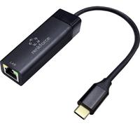 Renkforce USB-C®, RJ45 Adaptateur [1x USB-C® USB 3.2 (Gen 1) - 1x RJ45 femelle] RF-USBCA-200 15 cm gaine en PVC