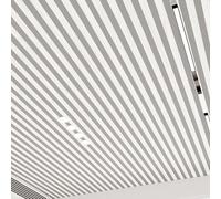 RENLXFI Dalle de Plafond Dalles De Plafond 3D en Mousse Autocollante Et Imperméable 4mm, Panneaux De Plafond Suspendu À Rayures, 67 X 67 CM, Papier Peint Autocollant pour Intérieure(B,3 pcs)