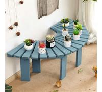 Renmlion Banc de Jardin Semi-Circulaire｜Banc incurvé Autour d'un Arbre