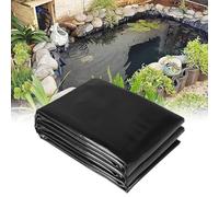 Renmlion Feuille de polyéthylène Noir Robuste，Membrane imperméable et Durable pour Bassin de 0.13mm d'épaisseur，3x4m 4x5m 6x7m 8x10m revêtement d'étang en PEHD，Doublure imperméable(2x8m)