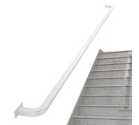 Renmlion Main Courante d'escalier en Fer forgé Blanc avec Support Mural pour intérieur extérieur, Rampe d'escalier de sécurité 1m 1.5m 2m 2.5m 3m (Size : 200cm)