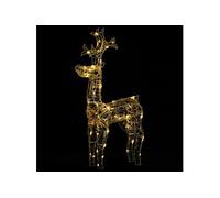 vidaXL Renne décoratif de Noël 90 LED 60x16x100 cm Acrylique