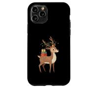 Renne de Dessin Animé avec Paquets et Cornes Décorées Coque pour iPhone 11 Pro