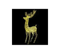 vidaXL Renne de Noël Décoration de Vacances Renne Lumineux Jardin Patio Arrière-cour Extérieur Acrylique XXL 250 LED 180 cm 329785