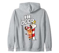 Renne de Noël Amusant Sweat à Capuche